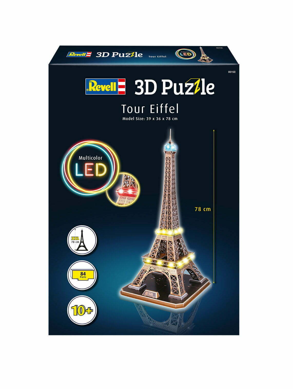 Puzzle 3D - Torre Eiffel - LED Edition