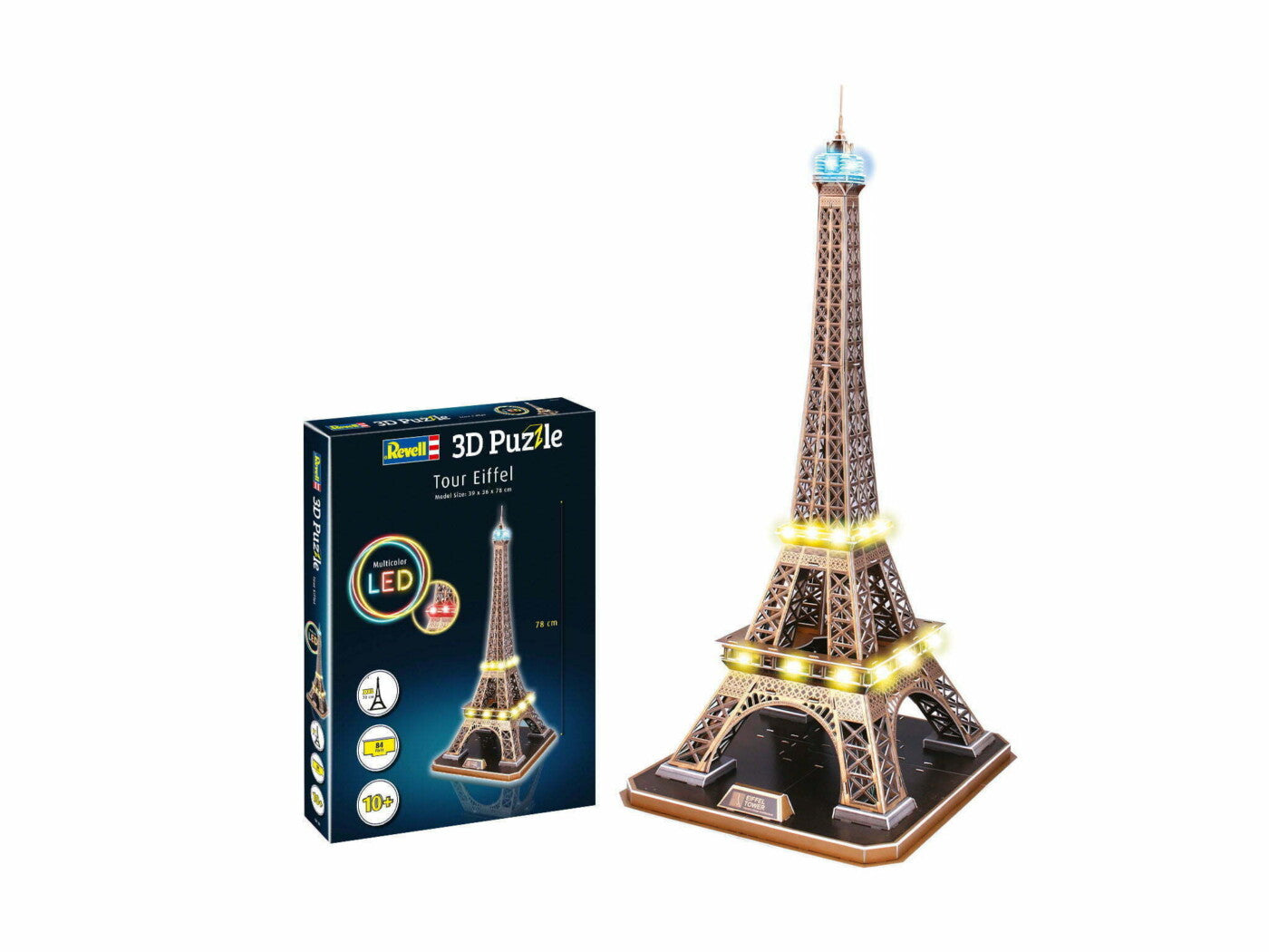Puzzle 3D - Torre Eiffel - LED Edition