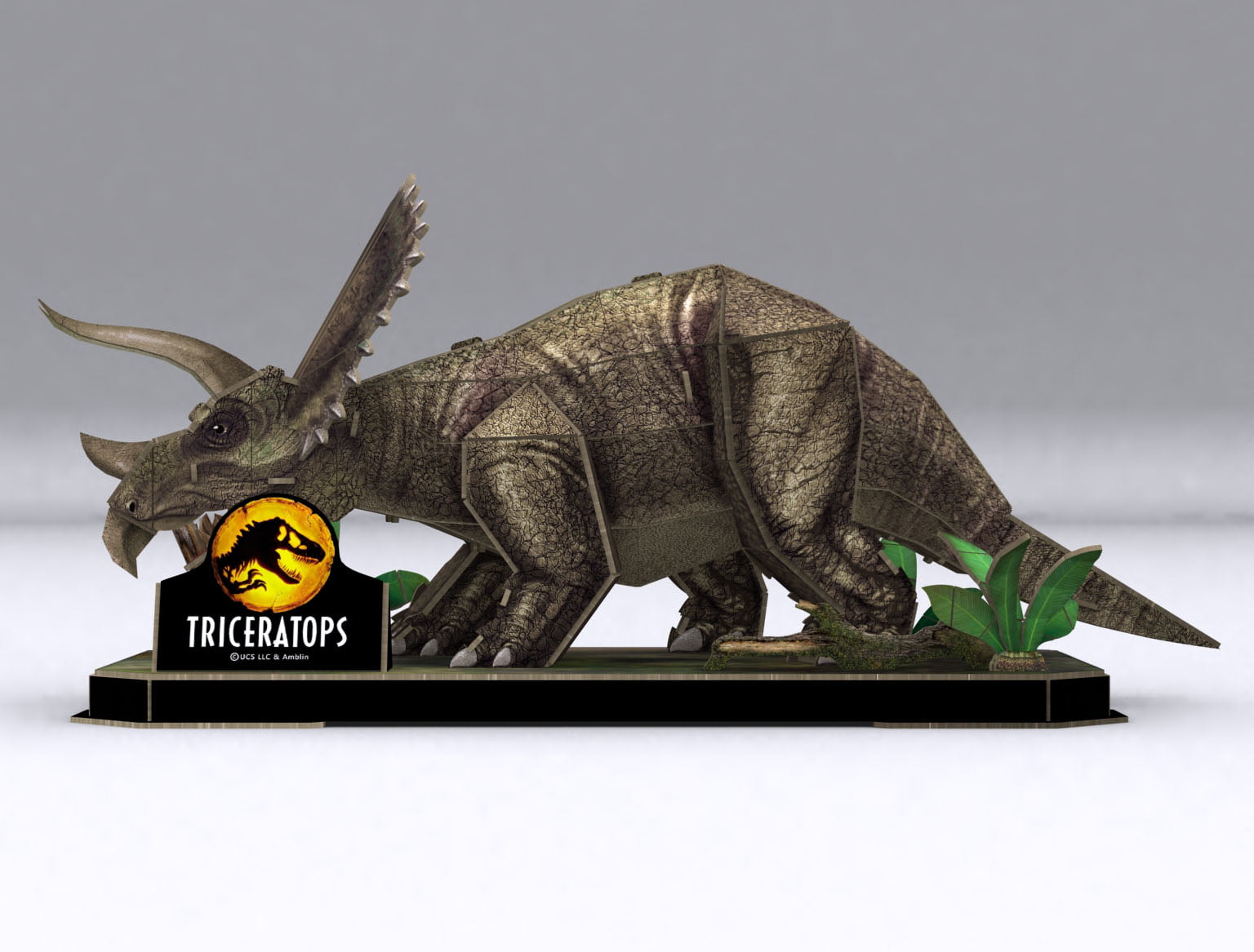 Puzzle 3D - Jurassic World Dominion - Triceratops