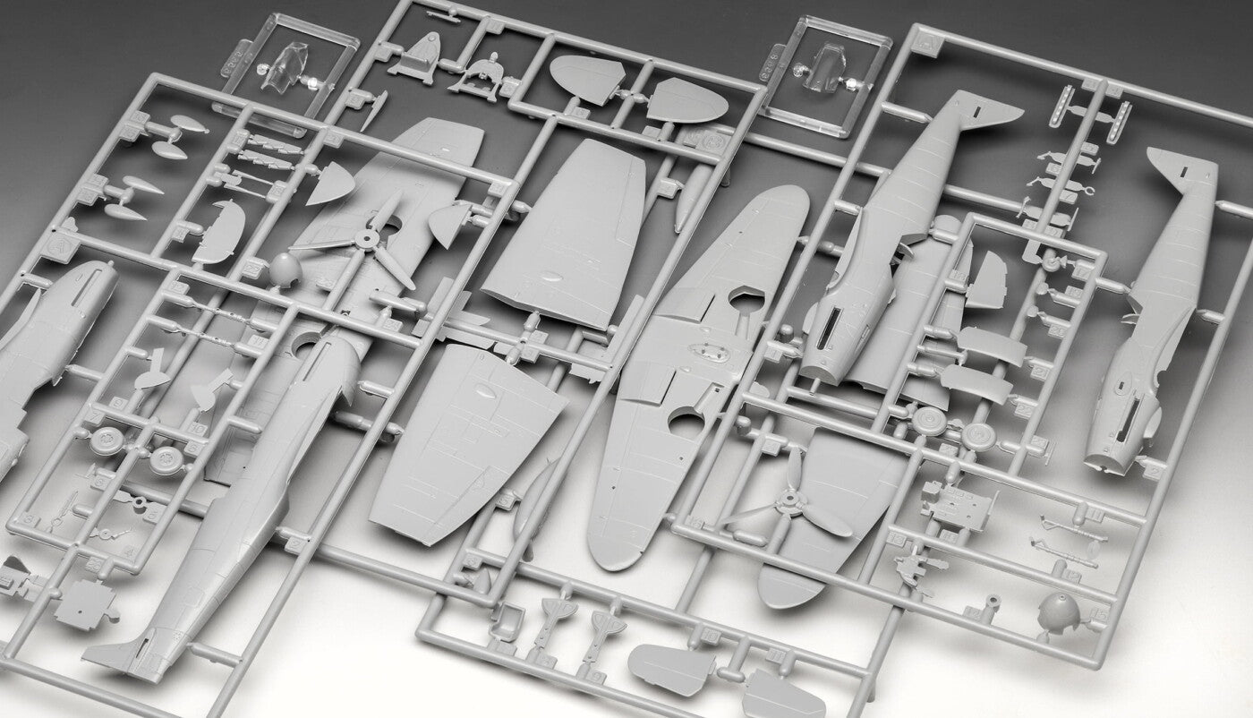 Model Set - Messerschmitt Bf109G-10 & Spitfire Mk.V