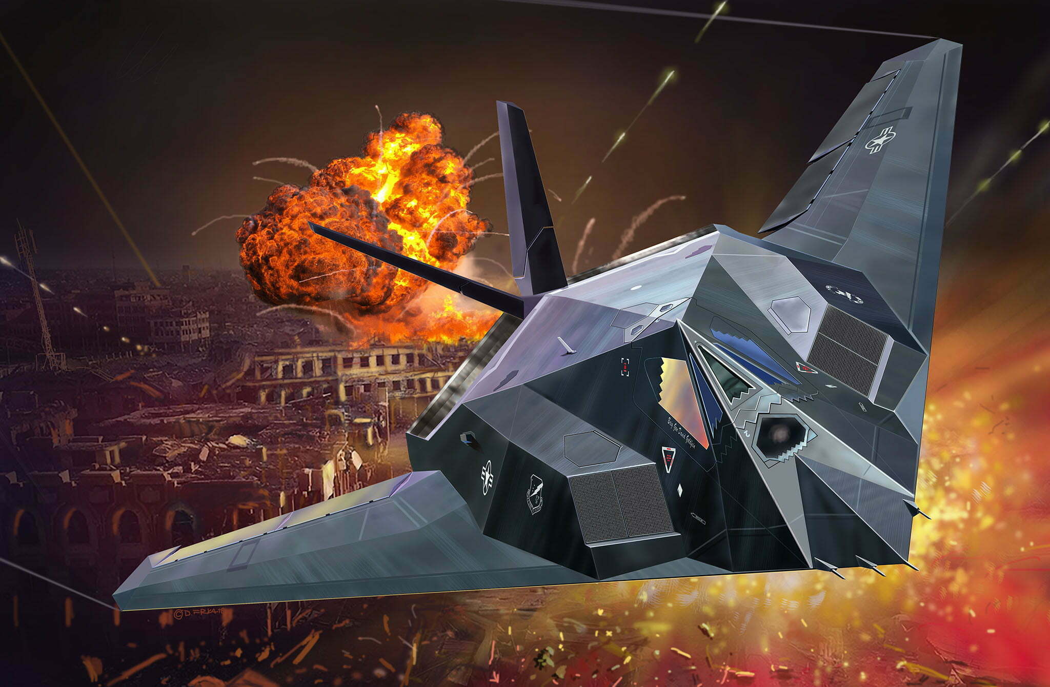 Model Kit - F-117A Nighthawk Stealth Fighter