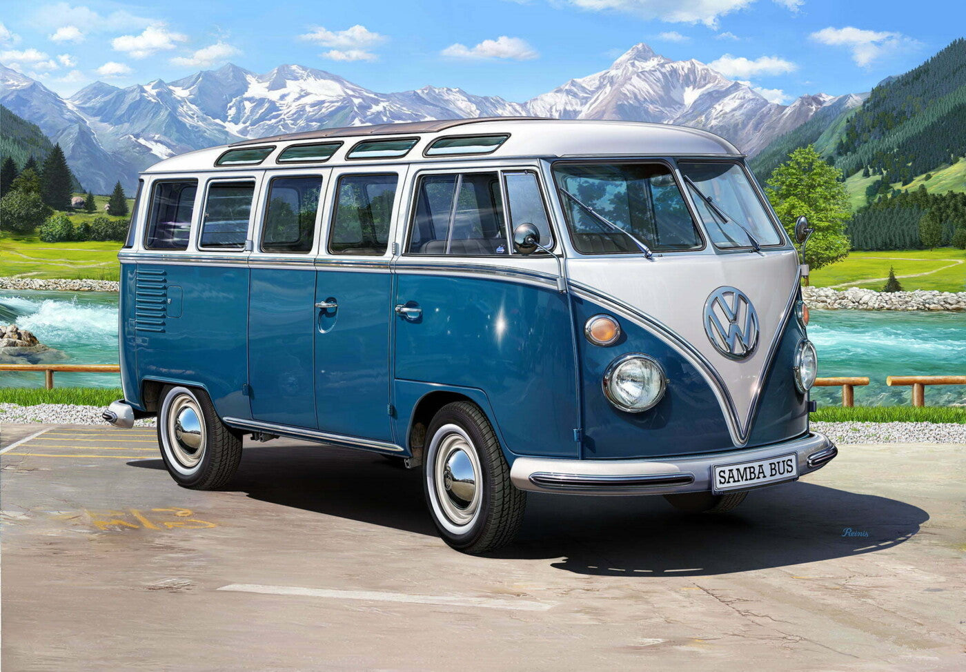 Model Kit - Volkswagen T1 Samba Bus