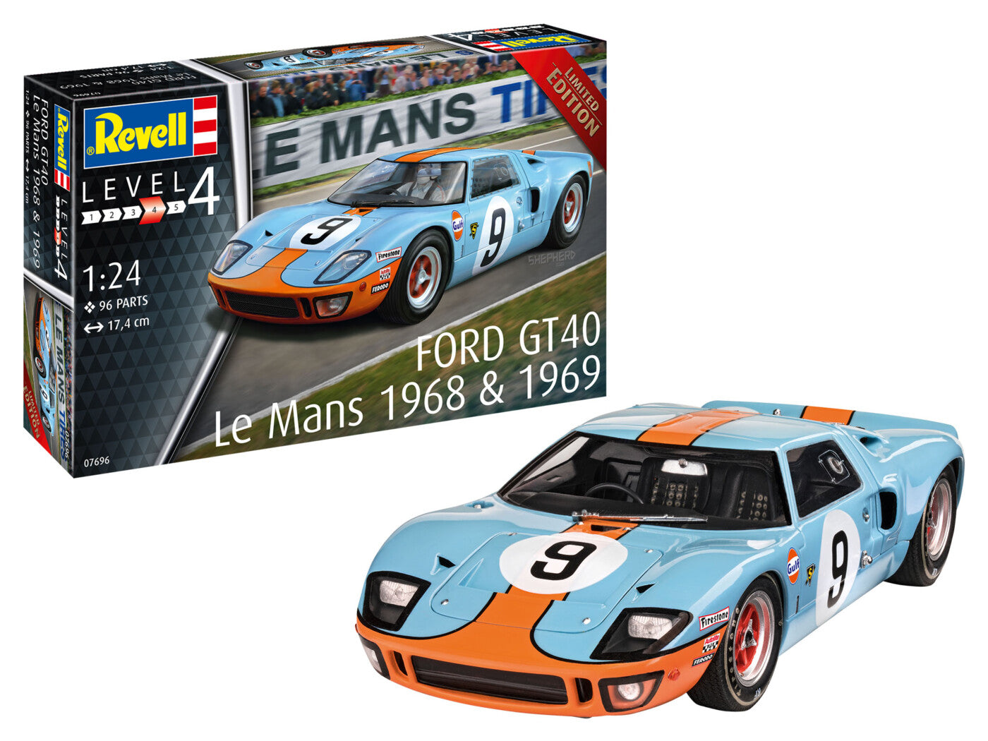 Model Kit - Ford GT 40 Le Mans 1968