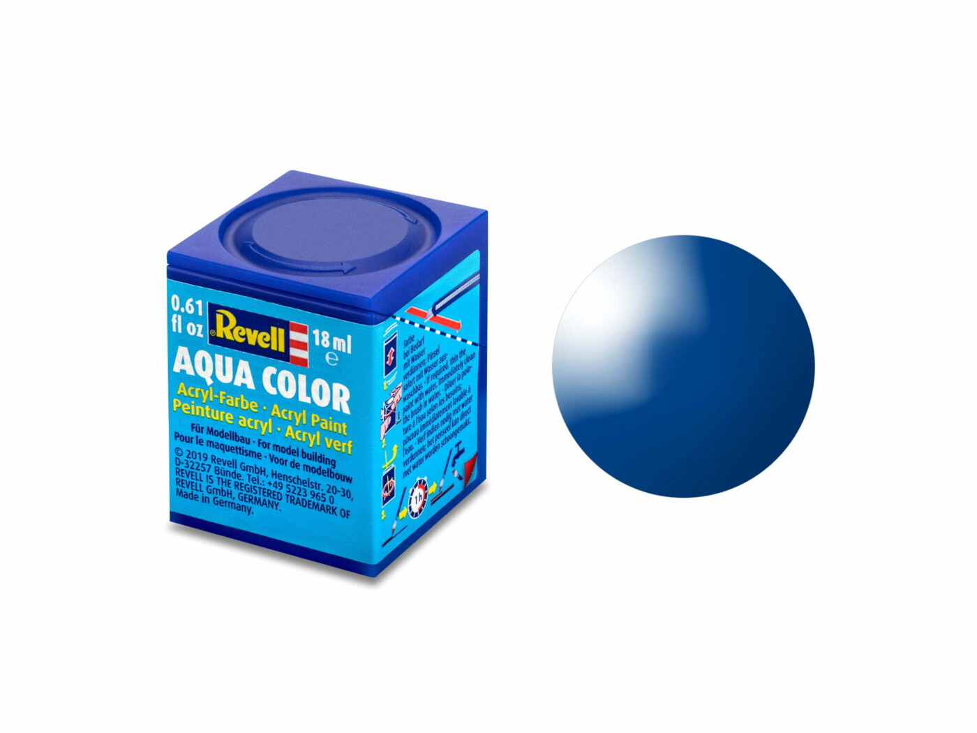 Aqua Color, Blue, Gloss