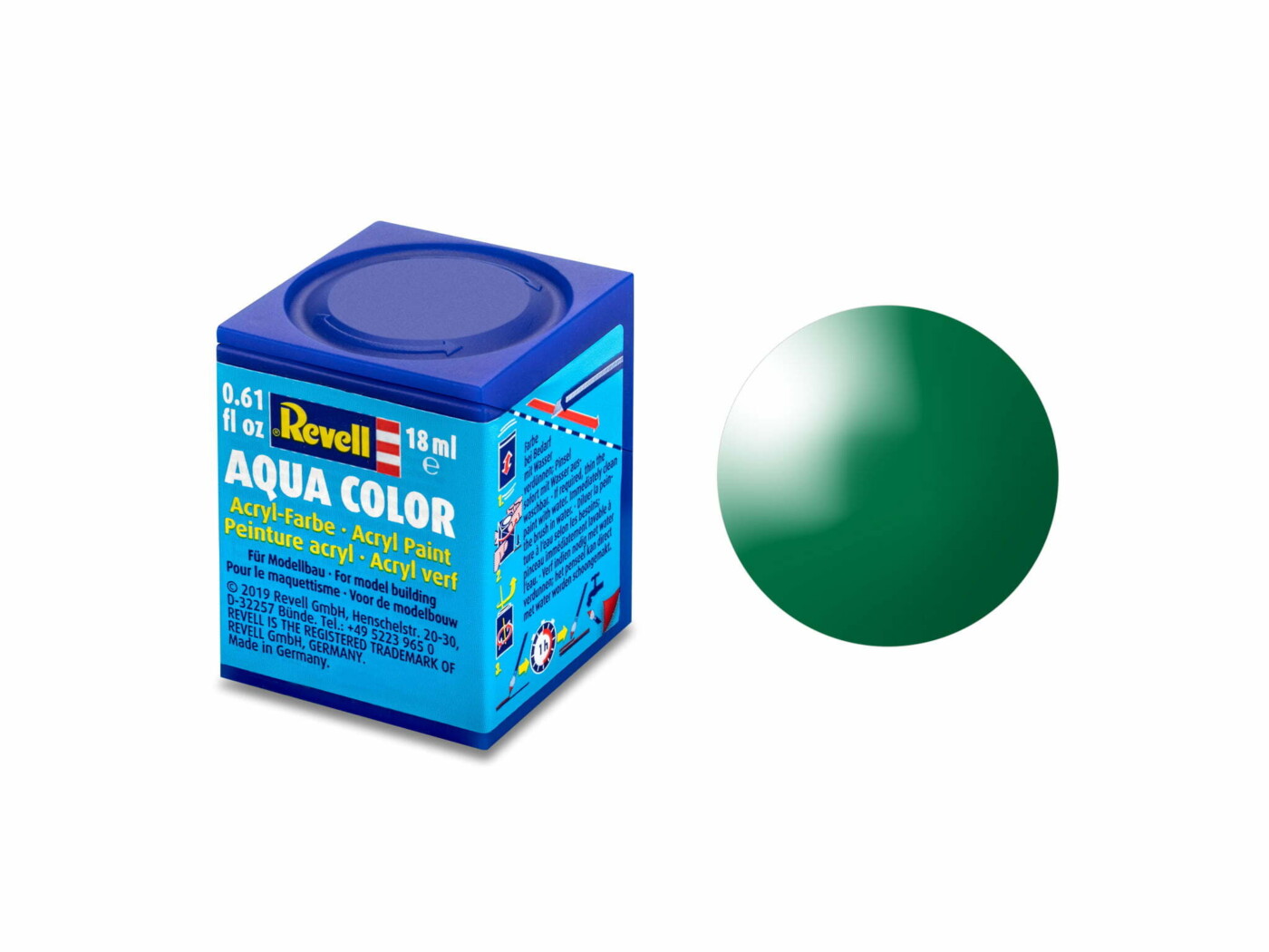 Aqua Color, Emerald Green, Gloss