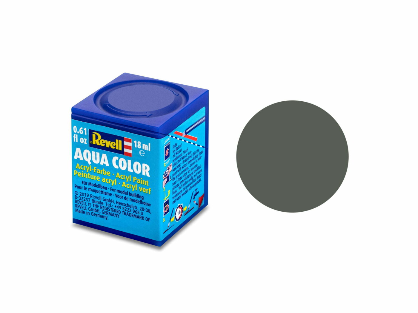 Aqua Color, Greenish Grey, Matt
