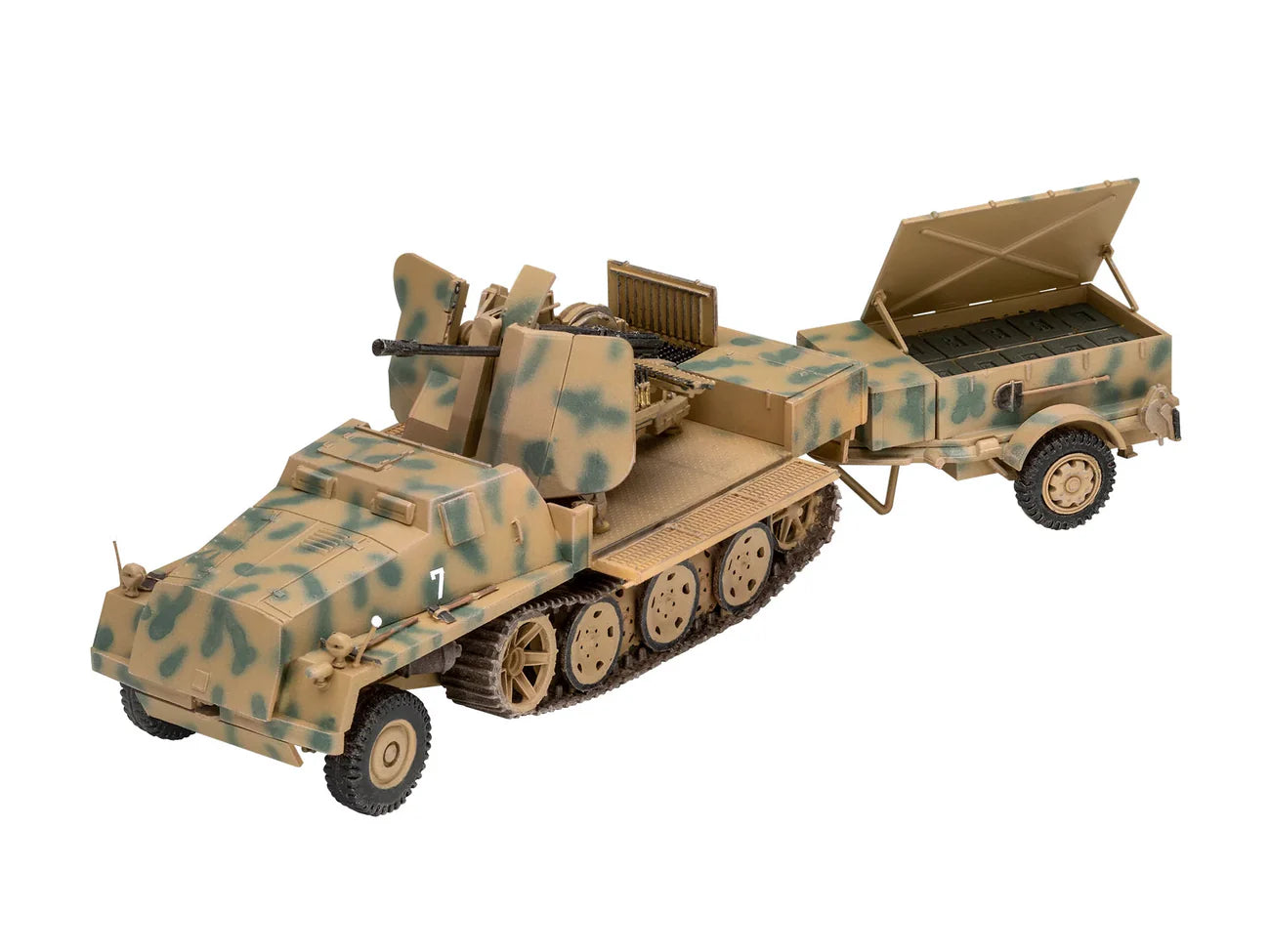 Model Kit - sWS With Flak 43 and Sd.Ah58 Ammo Trailer