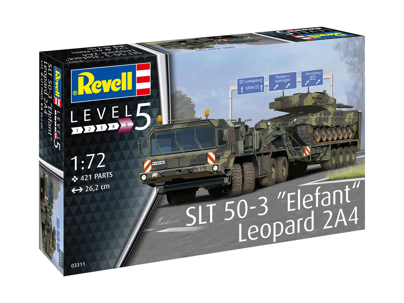 Model Kit - SLT 50-3 "Elefant" + Leopard 2A4
