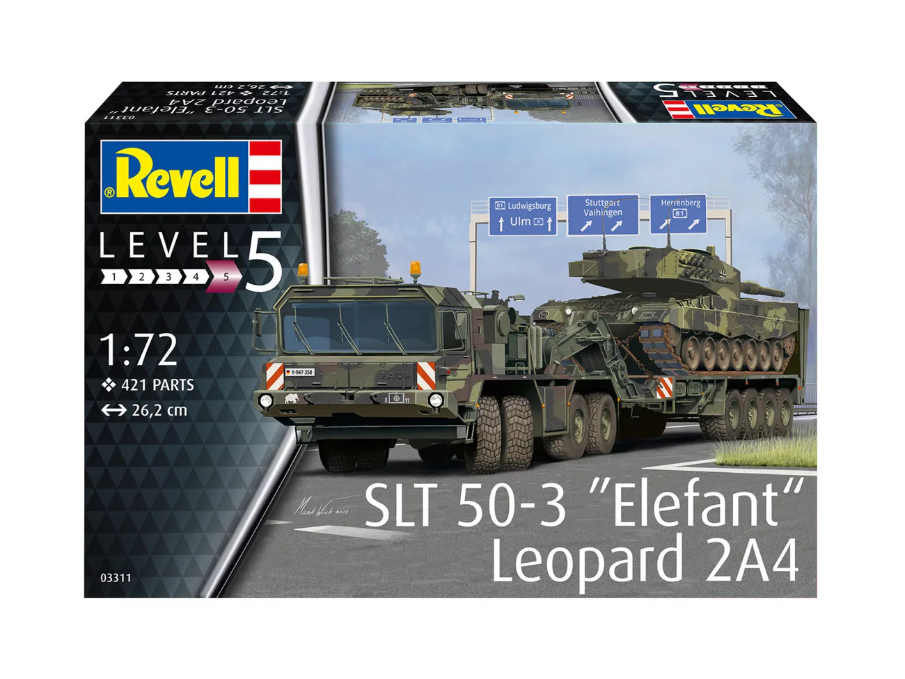Model Kit - SLT 50-3 "Elefant" + Leopard 2A4