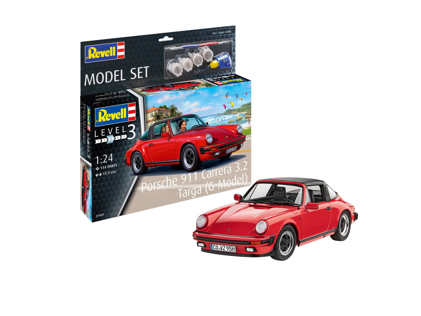 Model Set - Porsche 911 Carrera 3.2 Targa (G Model)