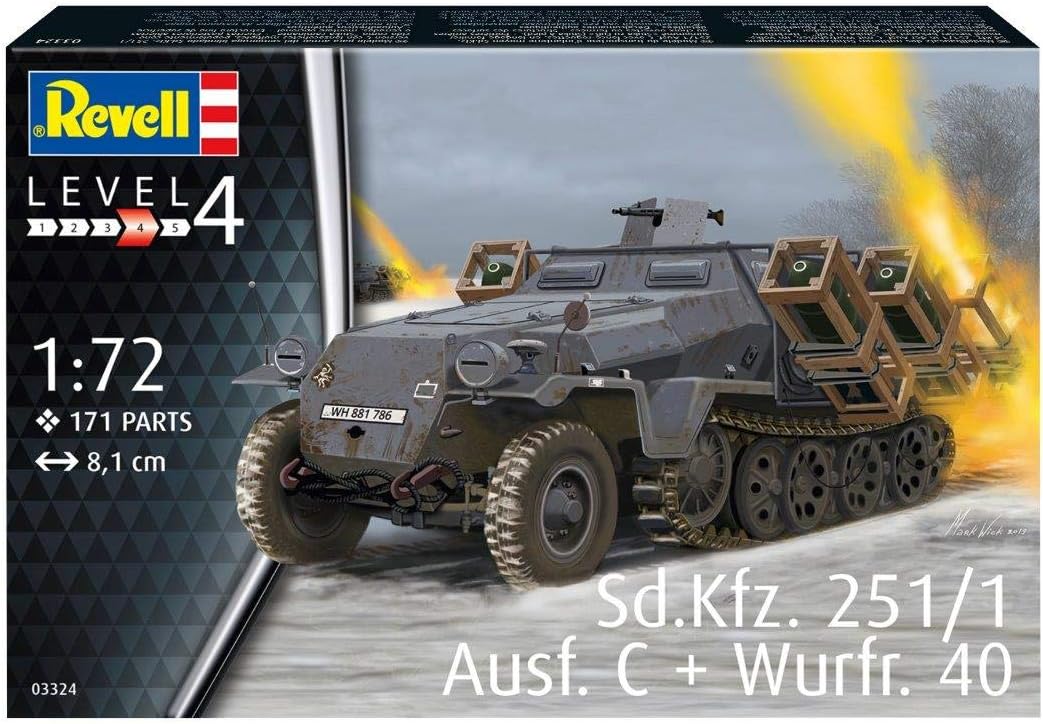 Model Kit - Sd.Kfz. 251/1 Ausf. C + Wurfr. 4th