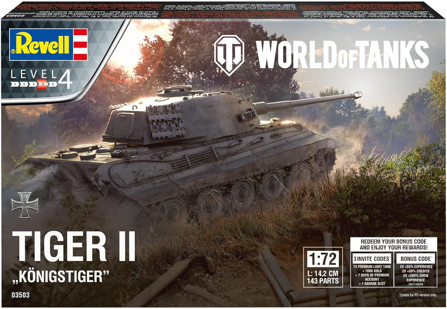 Model Kit - Tiger II King Tiger "World Of Tanks"