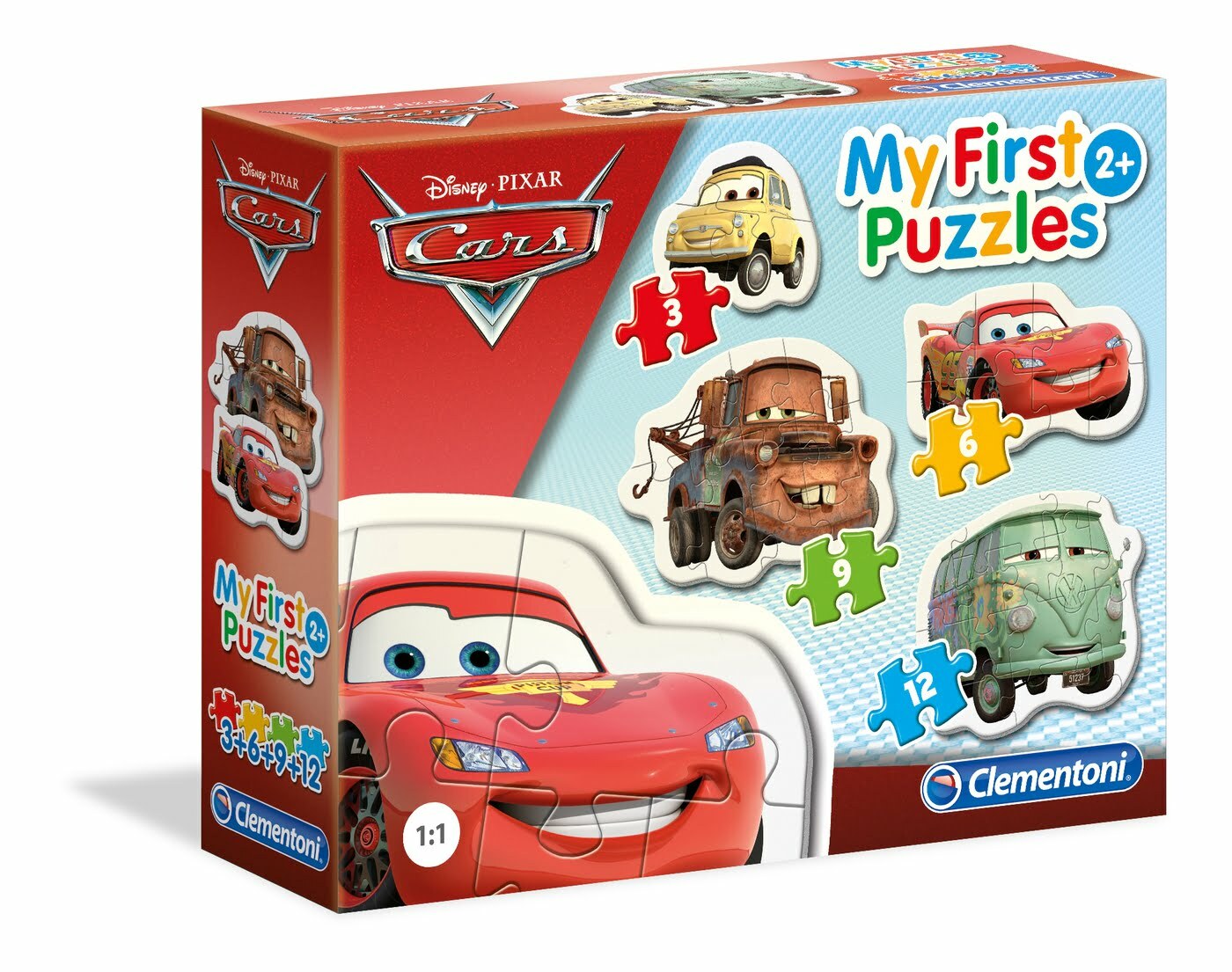 My First Puzzles Cars - 3+6+9+12 pcs