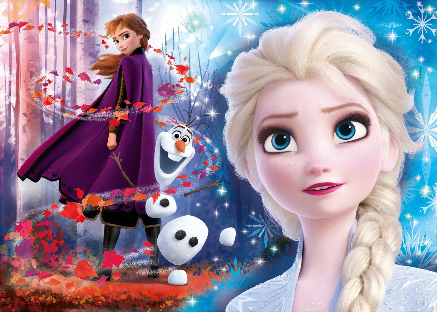 Puzzle Frozen 2 - 2x60 pcs