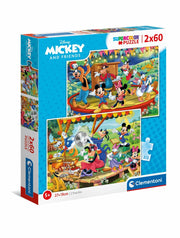 Puzzle Mickey and Friends - 2x60 pcs