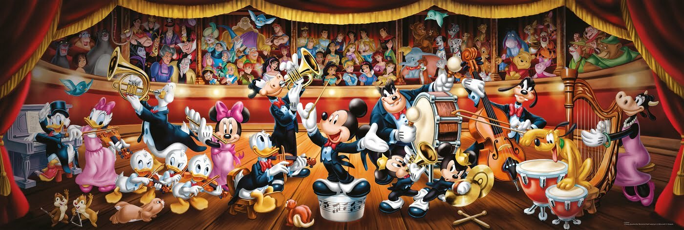 Puzzle Panorama Disney Orchestra New - 1000 pcs
