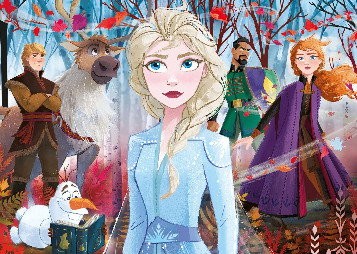 Puzzle Frozen 2 - 2x20+2x60 pcs