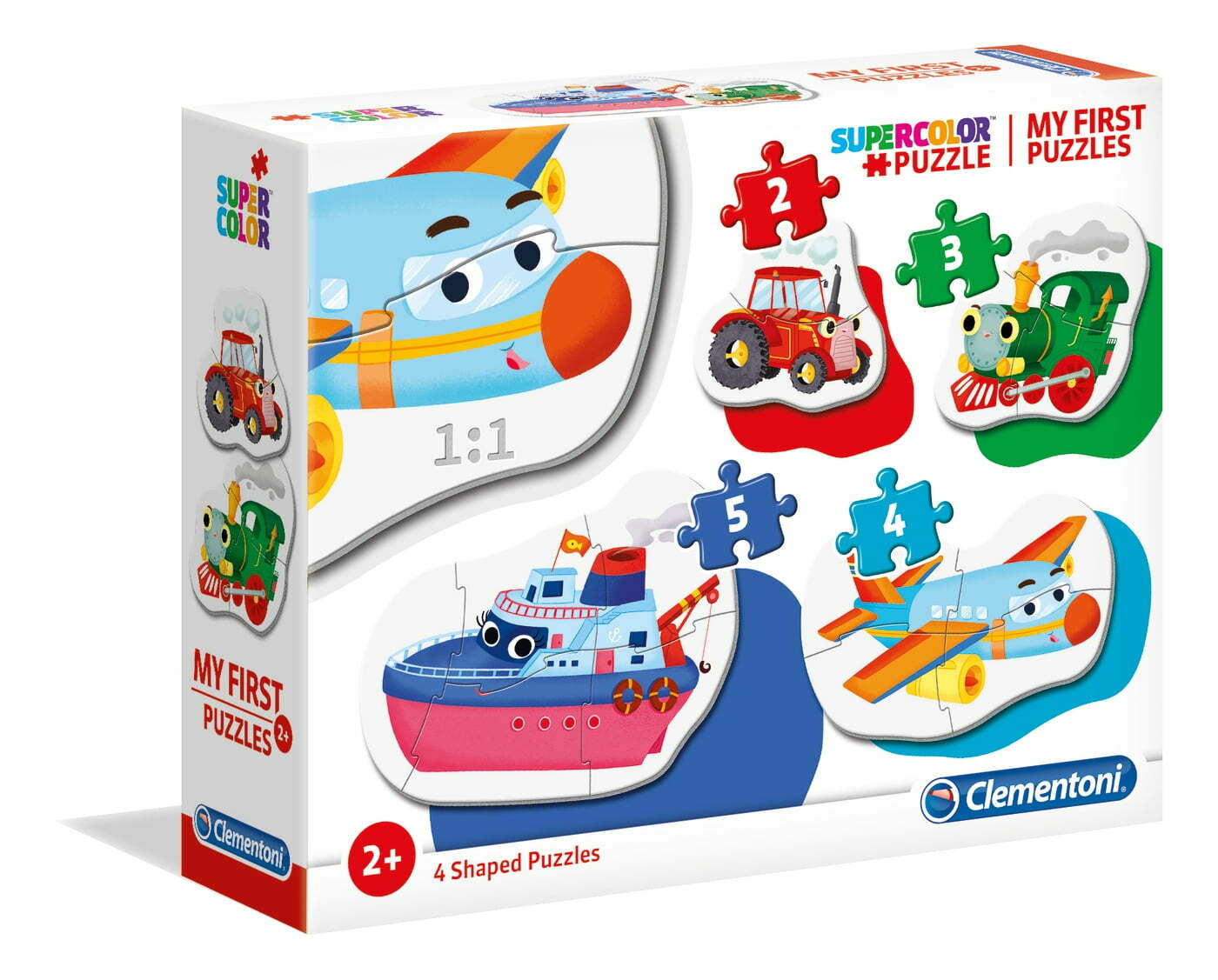 My First Puzzles Meios de Transporte - 2+3+4+5 pcs