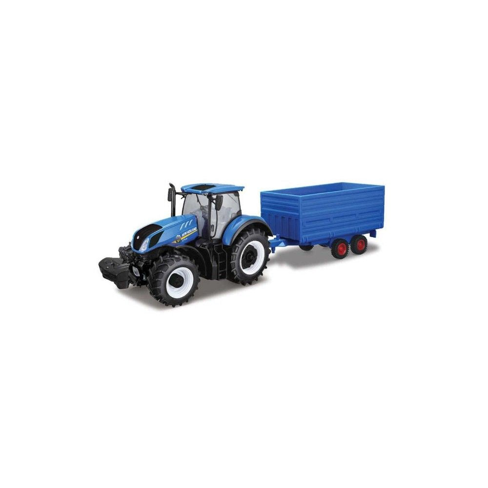 Tractor New Holland T7HD com reboque - 1:32