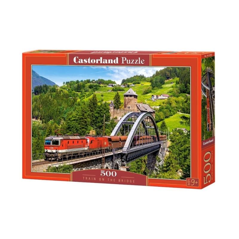 Puzzle Train on the Bridge - 500 Pcs