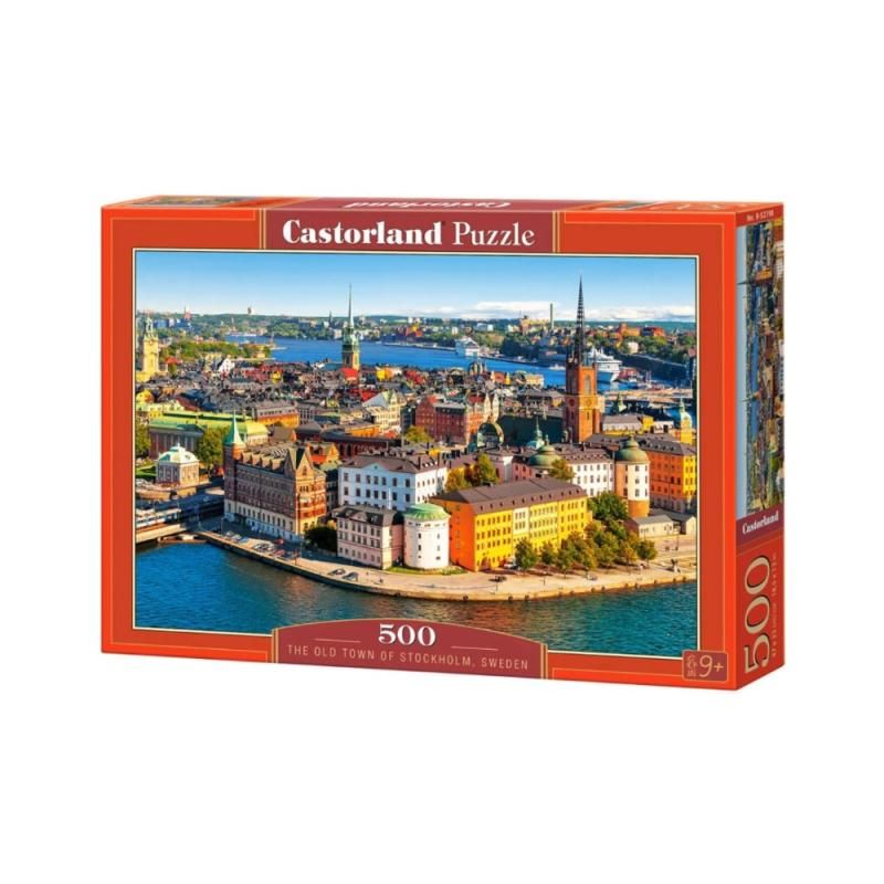 Puzzle The Old Town of Stockholm, Sweden - 500 Pcs
