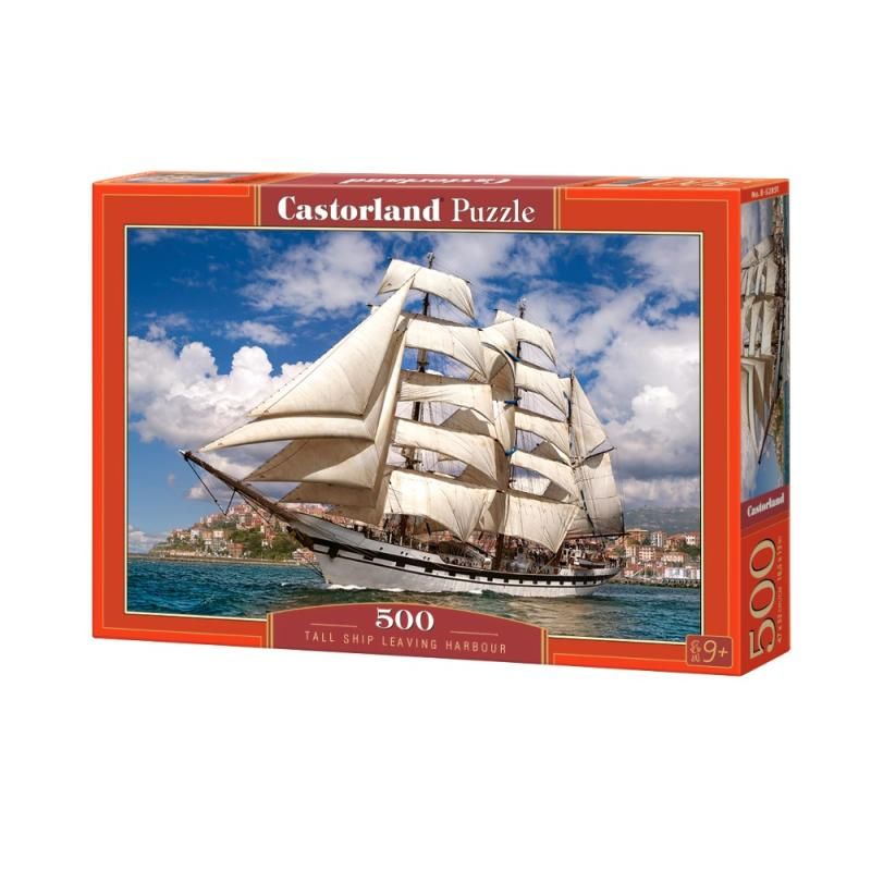 Puzzle Tall Ship Leaving Harbour - 500 Pcs