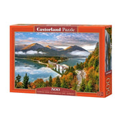 Puzzle Sunrise Over Sylvenstein Lake, Germany - 500 Pcs
