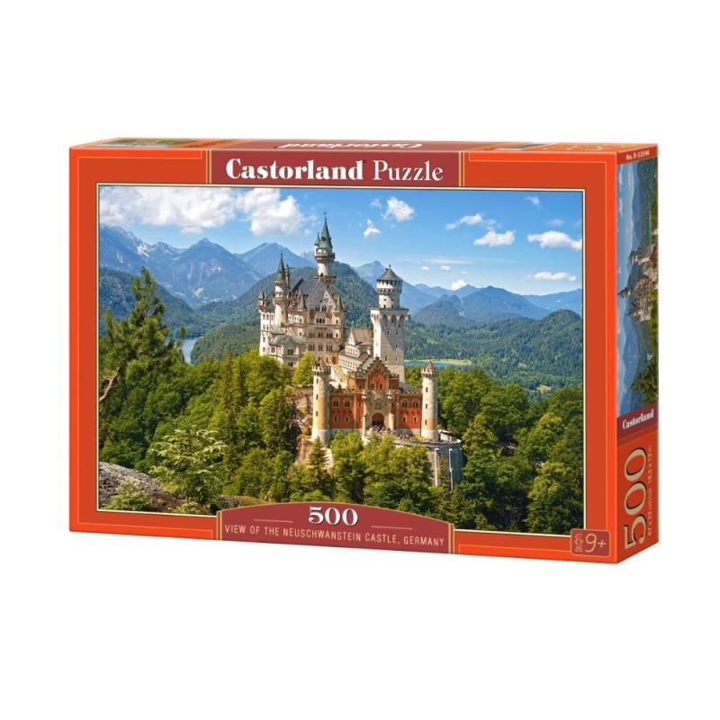 Puzzle View of the Neuschwanstein Castle Germany - 500 Pcs