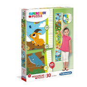 Puzzle Animais No Próprio Habitat Measure Me - 30 pcs