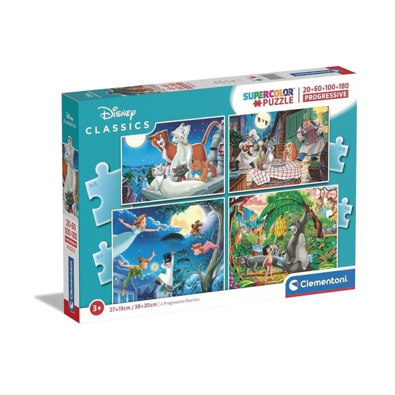 Puzzle Clássicos Disney - 20+60+100+180 pcs