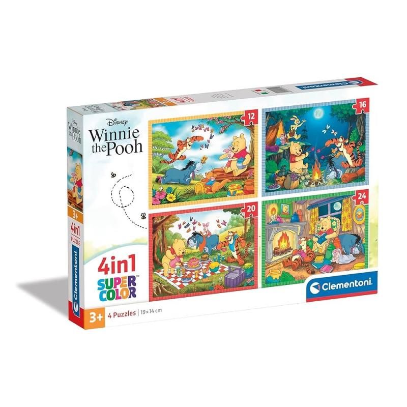 Puzzle Winnie The Pooh - 12+16+20+24