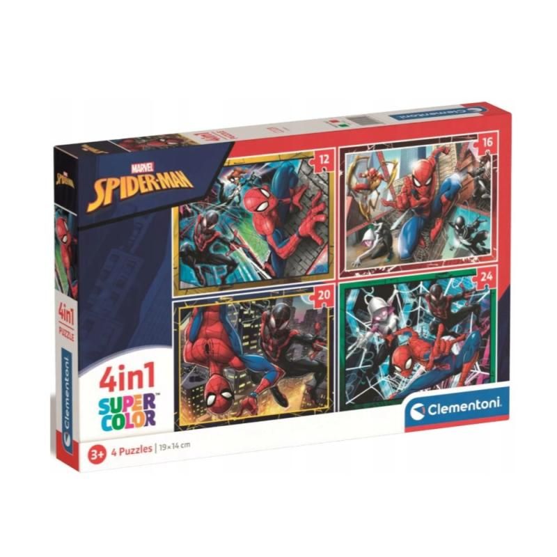 Puzzle Spider Man - 4 em 1