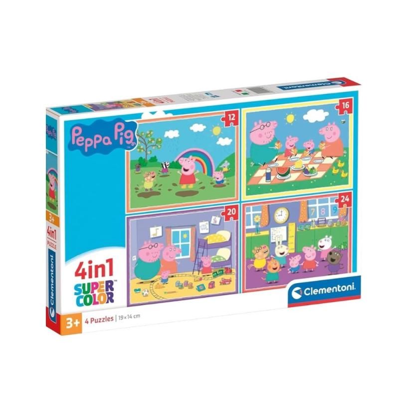 Puzzle Peppa Pig - 4 em 1