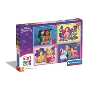 Puzzle Disney Princess - 4 em 1