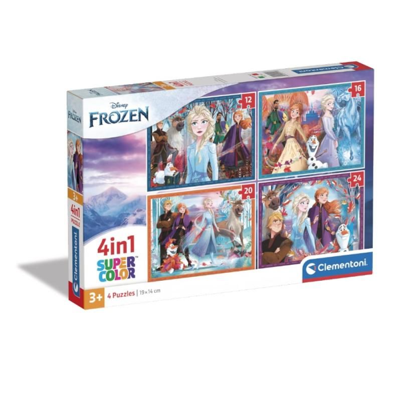 Puzzle Frozen - 12+16+20+24 pcs