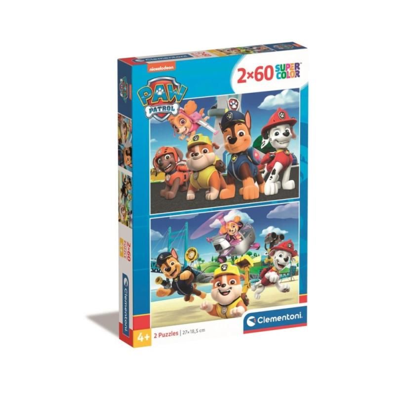 Puzzle Patrulha Pata - 2x60 pcs