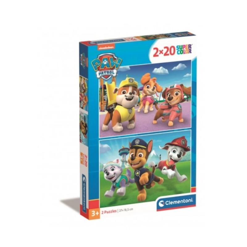 Puzzle Patrulha Pata 2 - 2x20 pcs