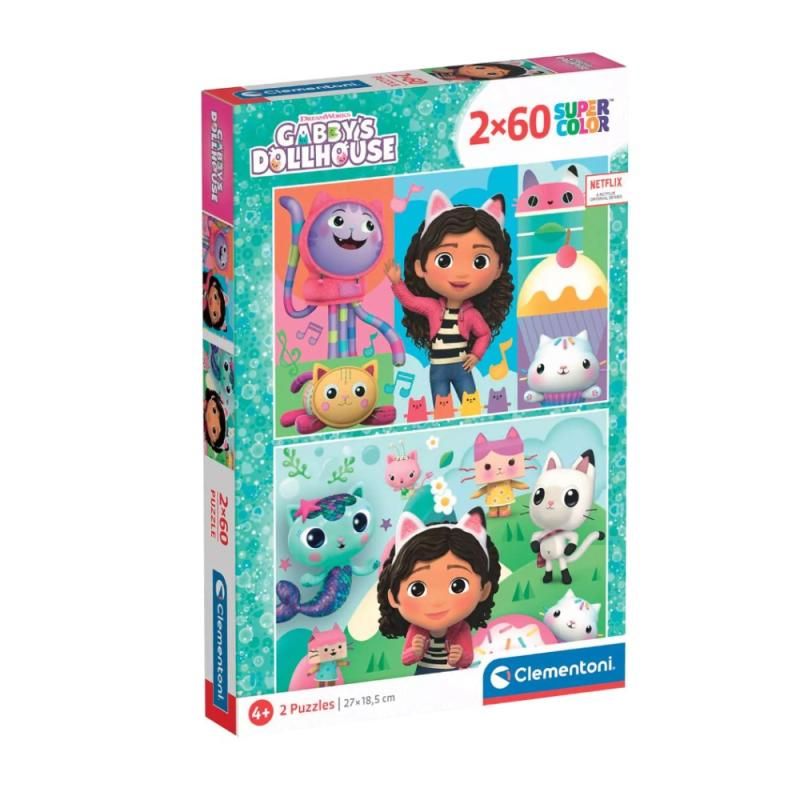 Puzzle Gabby`S Dollhouse - 2x60 pcs