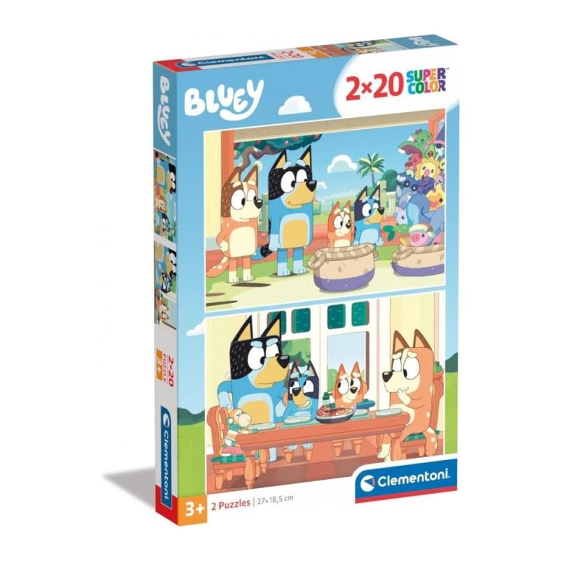 Puzzle Bluey - 2x20 Pcs