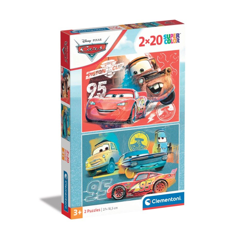 Puzzle Cars - 2x20 pcs