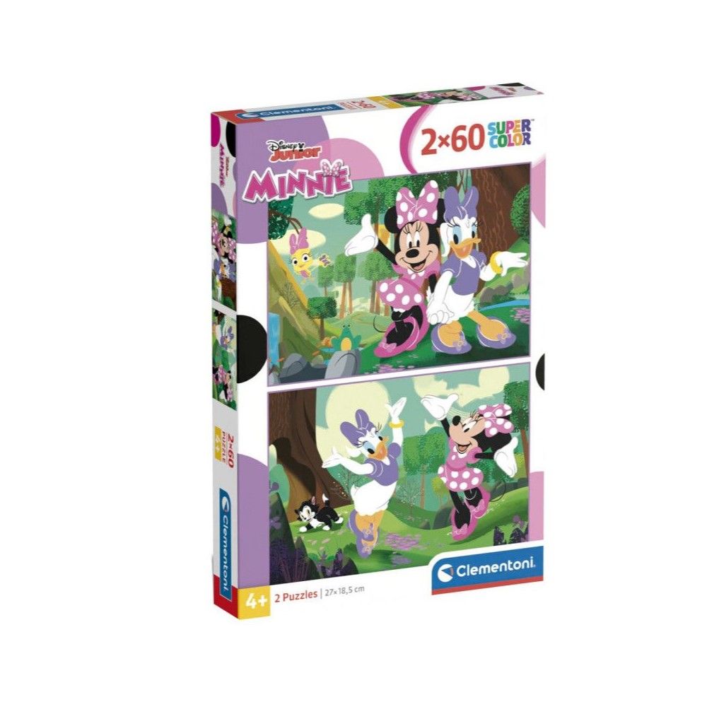 Puzzle Minnie - 2x60 Pcs