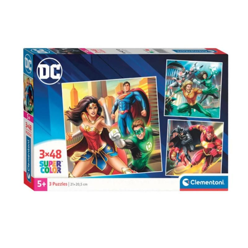 Puzzle DC Comics - 3x48 Pcs