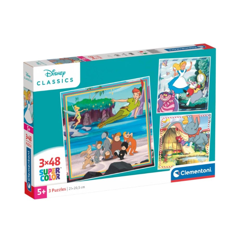 Puzzle Clássicos Disney - 3x48 pcs