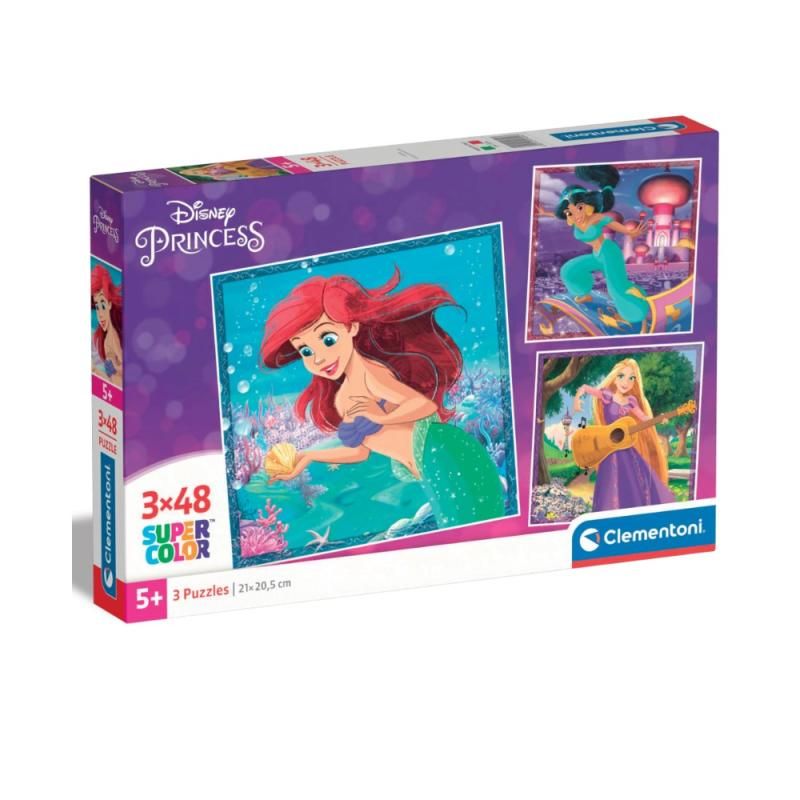 Puzzle Disney Princess - 3x48 Pcs