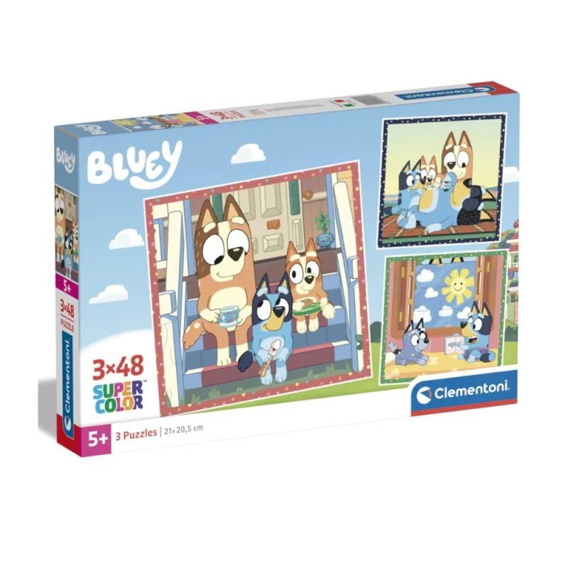 Puzzle Bluey - 3x48 pcs