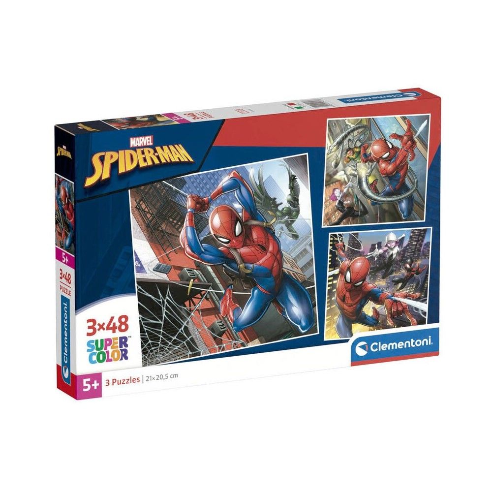 Puzzle Spiderman - 3x48 pcs