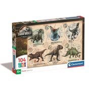 Puzzle Mundo Jurássico - 104 pcs