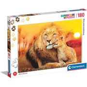 Puzzle Leão Com Filhote - 180 pcs