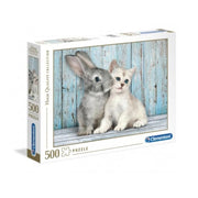 Puzzle Gato e Coelho - 500 pcs