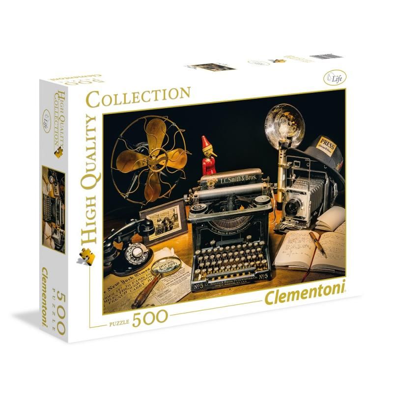 Puzzle Máquina de Escrever Antiga - 500 pcs